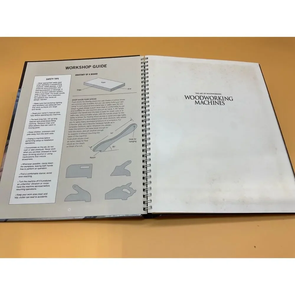 Woodworking Machines Time-Life 1993 Spiral Hardback Vintage 